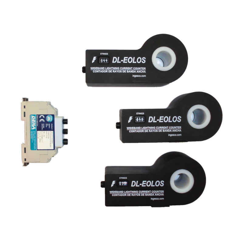 compteur de coups de foudre pour éoliennes