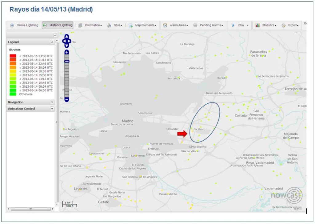 Deteccón rayo prevención