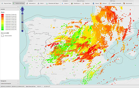 Sistema de localización del rayo - previstorm.net