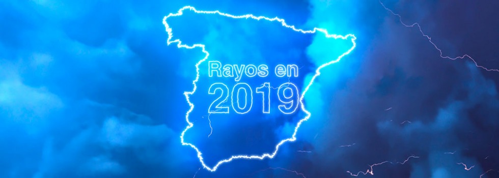 Rayos en la Península Ibérica durante el 2019