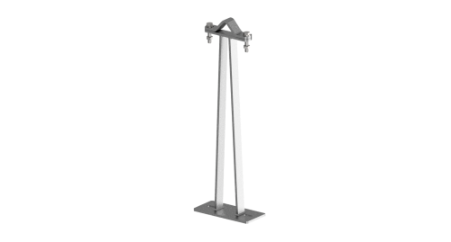 Mast clamp with 60 cm plate
