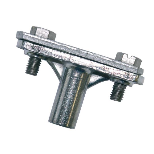 Folding clamp for flat conductors