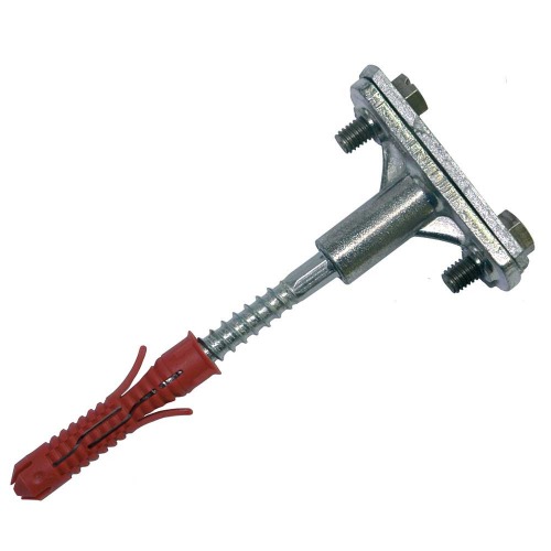 Folding clamp w/screw for flat conductors