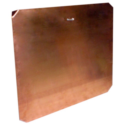 Placa de toma de tierra con conexión "U"